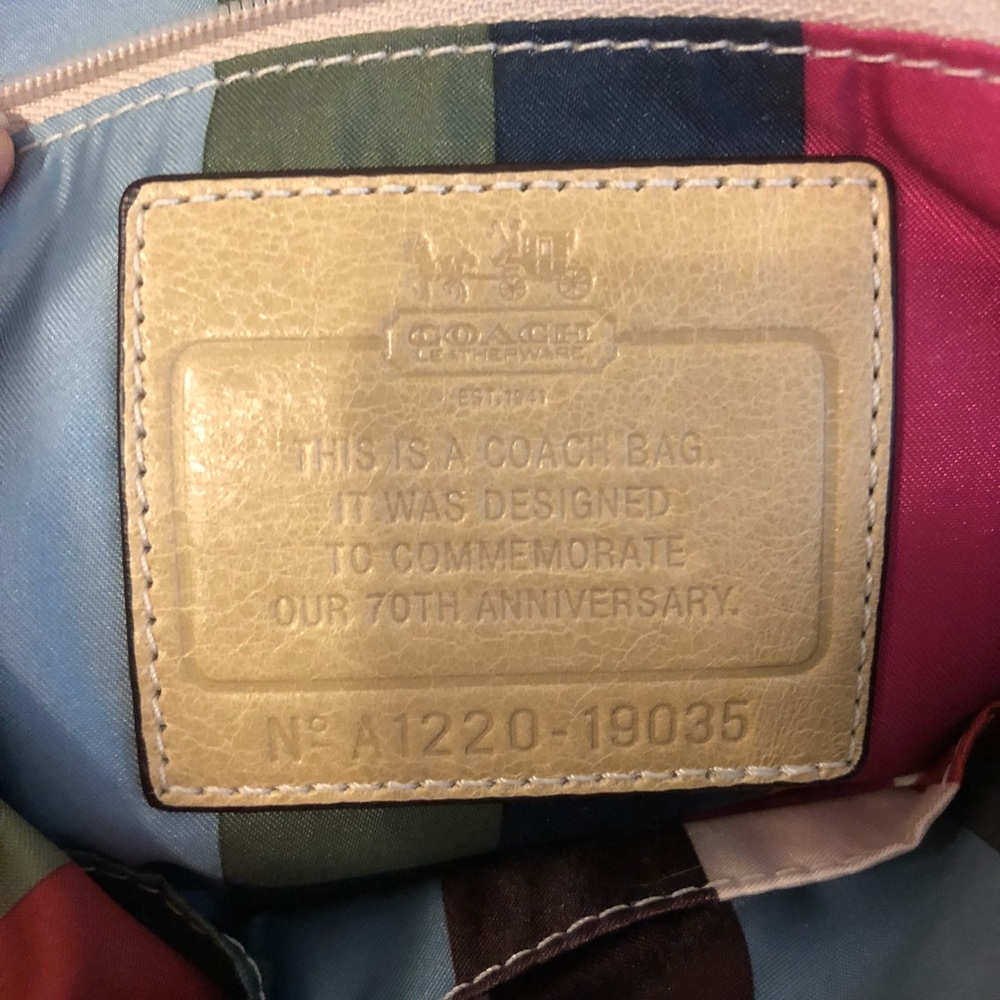Coach 70th anniversary purse - Picture 6 of 8